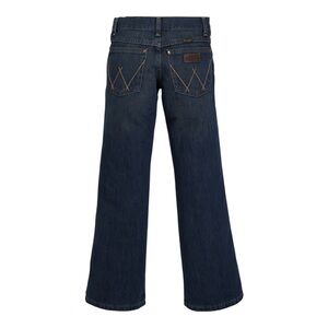 Wrangler Retro Slim Boot Dark Wash Western Cowboy Jeans Boy’s Size 12 Reg